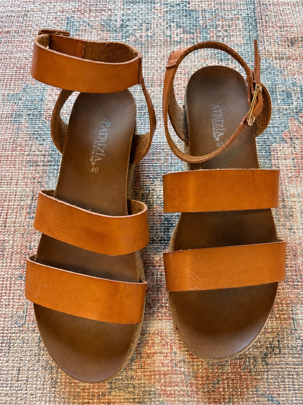 Patrizia‎ by Spring Step Gladiator Sandals Ankle Strap Comfort Sandals Size 40/9
